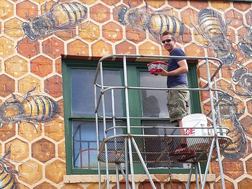 Contributed photo


Muralist Matthew Willey is busy painting bees on buildings. Narrowsburg has been mentioned as a possible venue for one of his works of art.