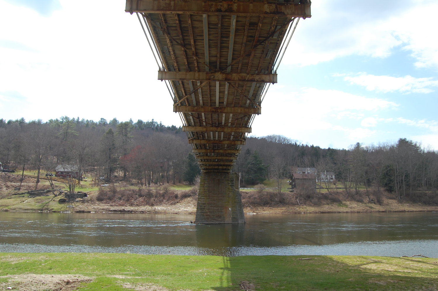 The Skinners Falls bridge has been closed since October 2019.