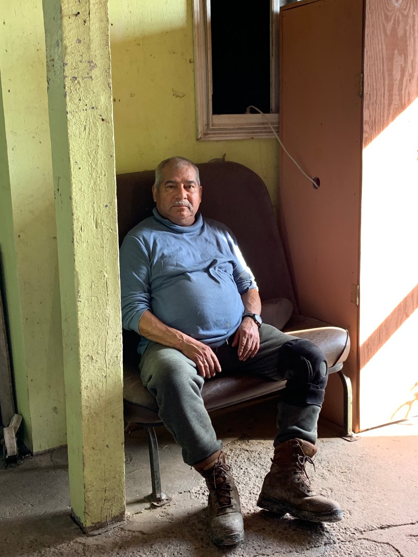 Alfonso Romero, 67, has worked as a supervisor for 35 years at Hudson Valley’s gavage barns.