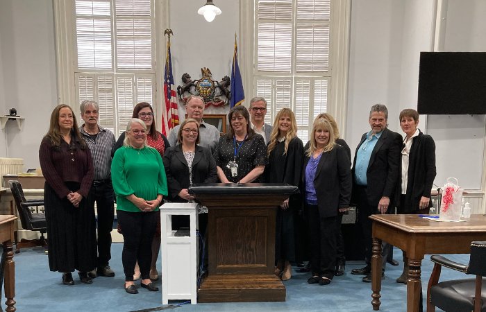 The Pike County Court Appointed Special Advocates (CASA) program held its first swearing-in ceremony on April 4 at the Pike County Courthouse. Eleven individuals were sworn in during the ceremony and are now able to serve local children in dependency court proceedings as volunteer advocates.