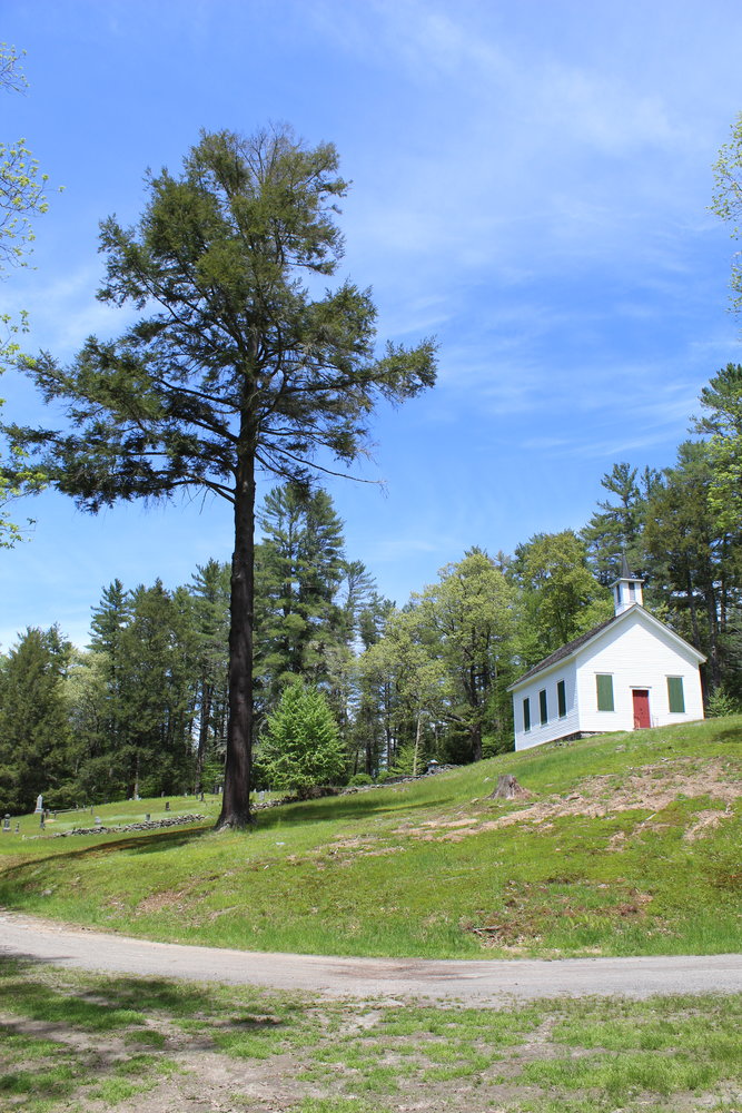 The old Baptist church, dating from 1856, near Narrowsburg. Ministers cared for the souls of the people in the Tusten Settlement.