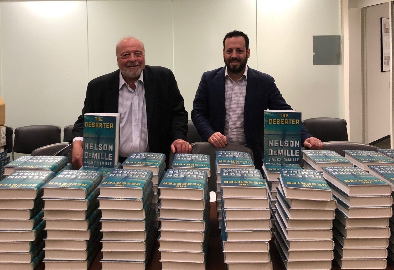 Nelson DeMille, left, and Alex DeMille