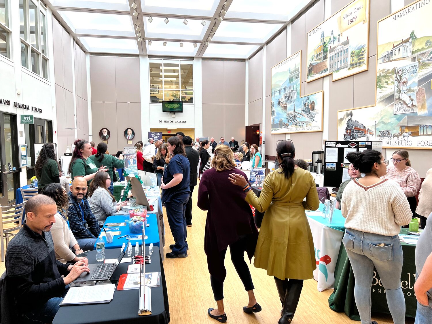 The SUNY Sullivan Career Center’s Career & Job Fair attracted a crowd of regional businesses and job seekers on Wednesday, April 5.